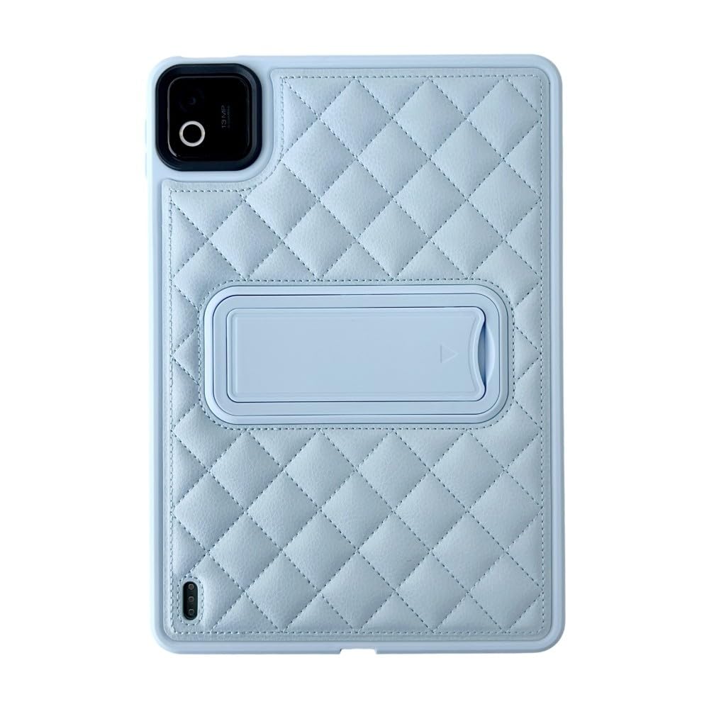 Étui Xiaomi Pad 8 bleu clair coque rigide de support antichoc en cuir