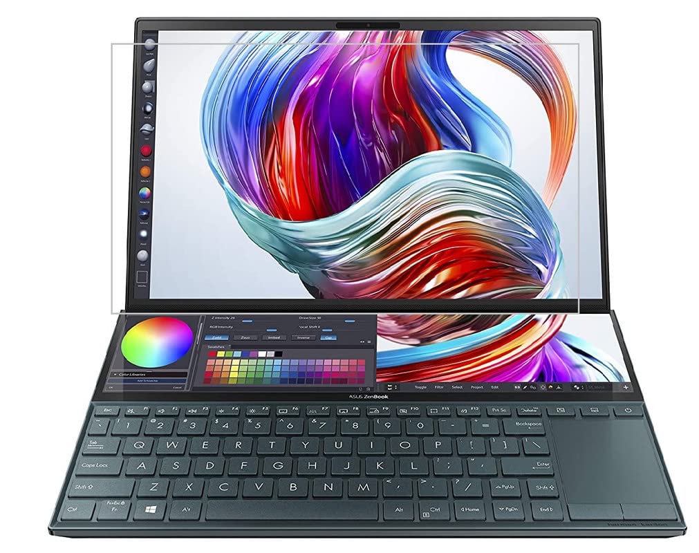 Luxury Real 9H+ Screen Protector Compatible With [Wow-Anti Reflection] [Anti Bacteria] Asus ZenBook Duo UX481FL B5811T Ultrabook 14 inch (B09SVCGPTF) Amazon Price History, Amazon Price Tracker
