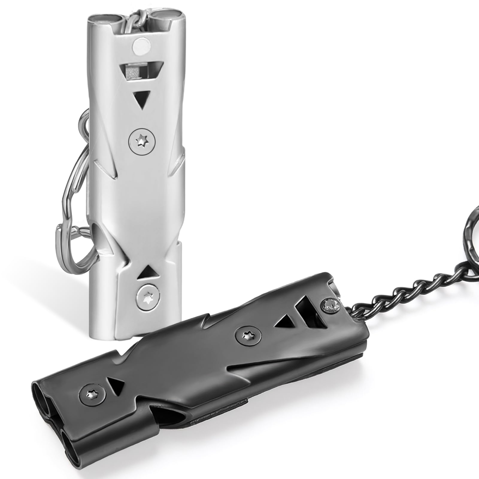 TecoKart® 2PCS Emergency Whistle Set - Safety Keychain Whistle with High Sound for Outdoor, Hiking, Camping, Boating, Fishing, Hunting (B0D4DBS29Y) Amazon Price History, Amazon Price Tracker