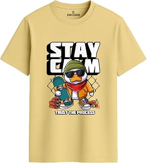 Amazon Brand - Anarva Trendy Men’s Cotton Printed T-Shirt Round Neck Shortsleeve Price In India