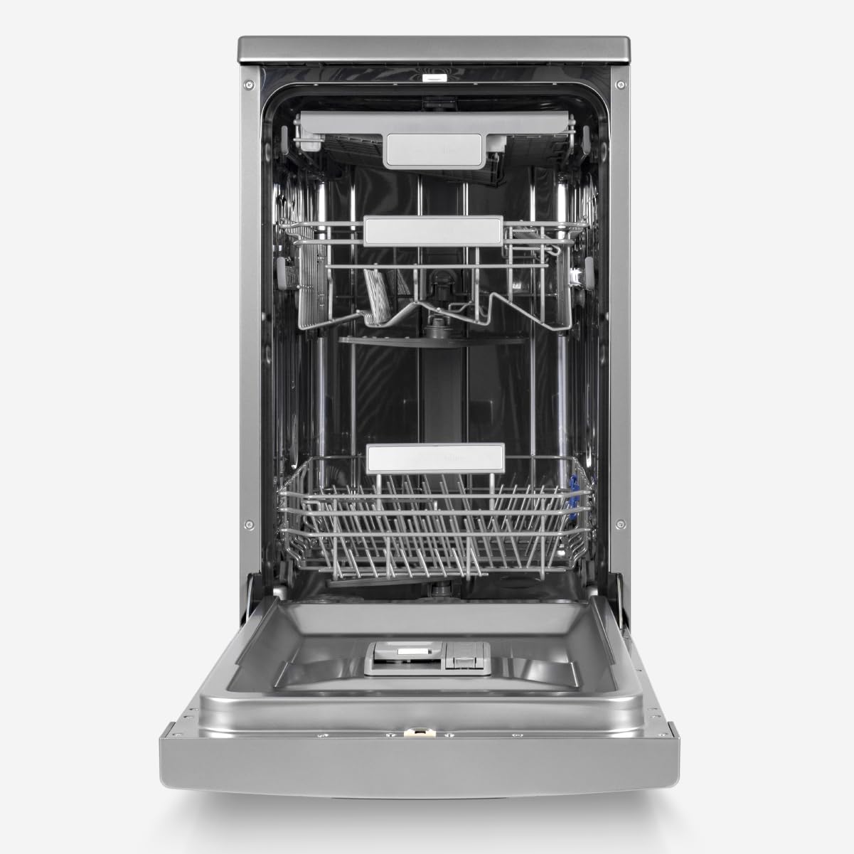 UNIVERSALBLUE Lavavajillas Acero Inoxidable 45 cm | Lavaplatos Inox Programable Libre Instalación con 8 Programas | Máquina de Lavado con Inicio Diferido | Silencioso | ENVIO + SUBIDA A PLANTA GRATIS