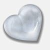 Himalayan Glow Selenite Heart Stone 10cm, Healing & Calming Effects-High Energy SelenitaSatin Spar Love, Used for Home Decor, Cleansing and Meditation