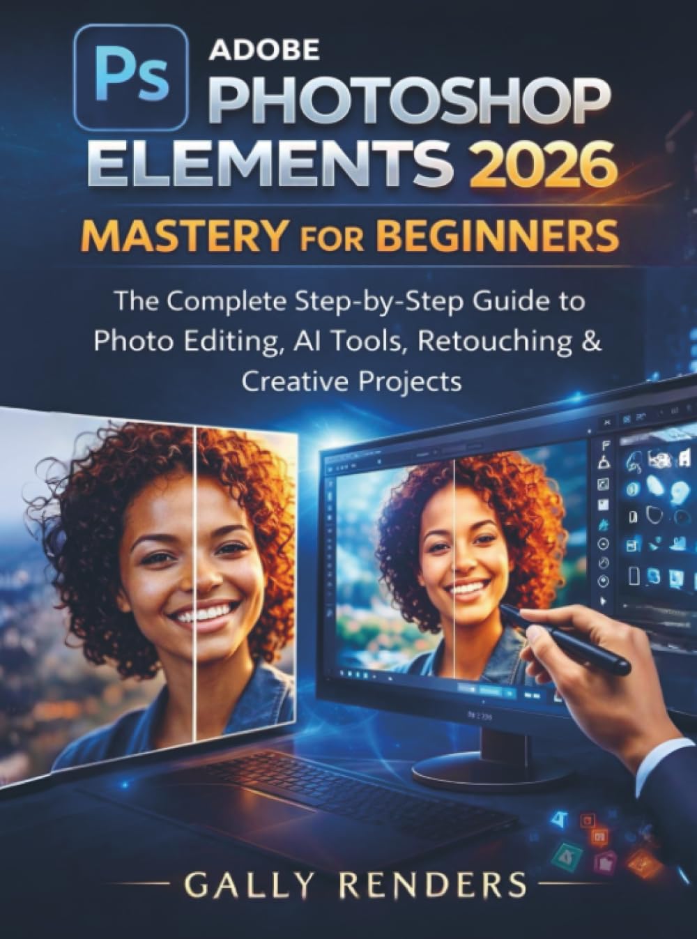 Adobe Photoshop Elements 2026 Mastery for Beginners: The Complete Step-by-Step Guide to Photo Editing, AI Tools, Retouching & Creative Projects