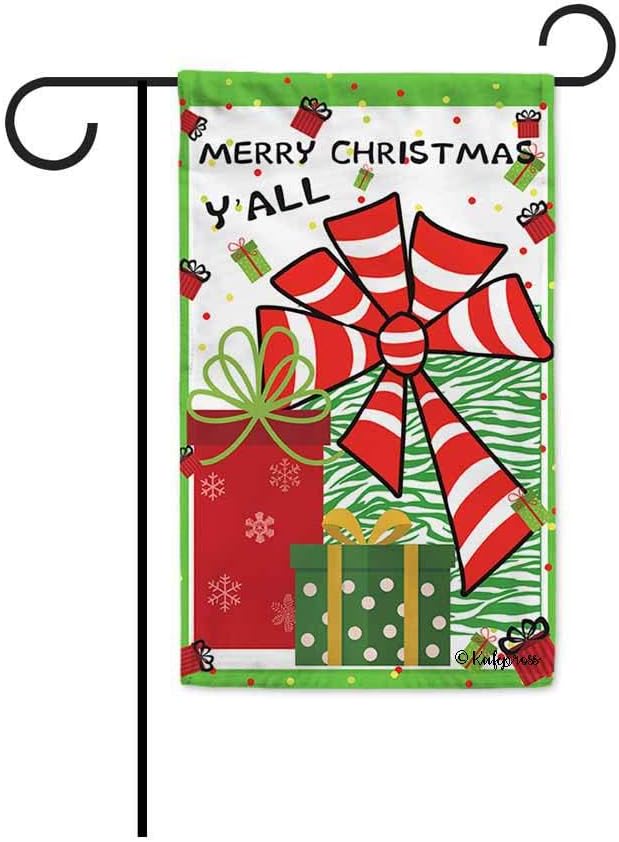 KafePross Merry Christmas Y'all Decorative Garden Flag