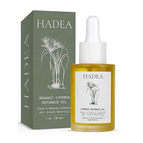 HADEA Aceite Cyperus Rotundus para reducir el crecimiento del cabello 100% orgánico de alta potencia destilado al vapor Cyprus Nutgrass Cypress