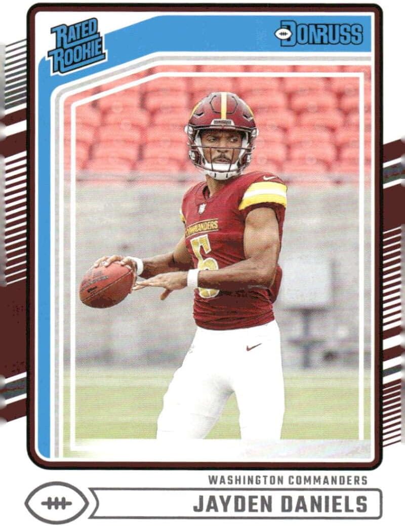 Jayden Daniels Rated Rookie 2024 Donruss Commanders Jayden Daniels Rated Rookie 2024 Donruss Commanders