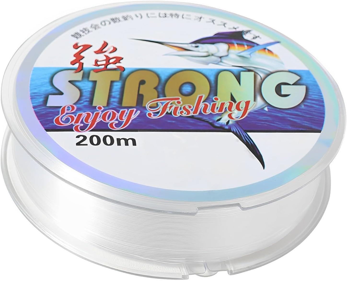 200 Meters Fishing Line - 0.4mm Nylon Fishing Line Abrasion Resistant Clear Monofilament Fishing Wire 6.0 Spool Invisible Fishing Wire for Fishing Hanging Decorations Craft