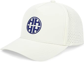 HH HOFNEN Quick Dry Baseball Cap Mesh Snapback Hat Golf Ball Cap Men Women | Trucker Hat Sun Protection Water Resistant Structured Outdoor Ball Cap Breathable Adjustable Running Curved Bill Hat