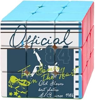 Official Football Soccer Sports Magic Cube Puzzle 3x3 Toy Game Play