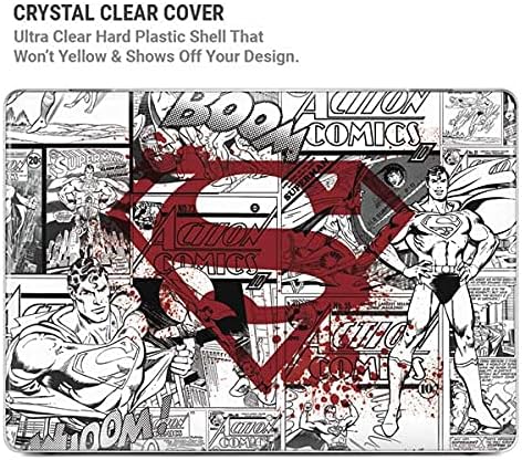 Skinit Case + Skin Compatible with MacBook Pro 15in (2016-19) - Officially Licensed Warner Bros Superman Comic Logo in Red Design