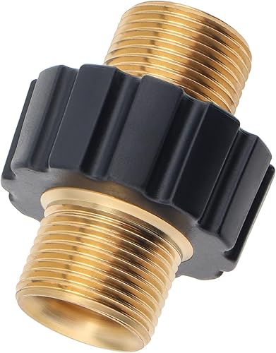Miniatura 6 de M22 - Conector de manguera para lavadora a presión, 0.591 in, rosca macho, accesorios de conexión rápida