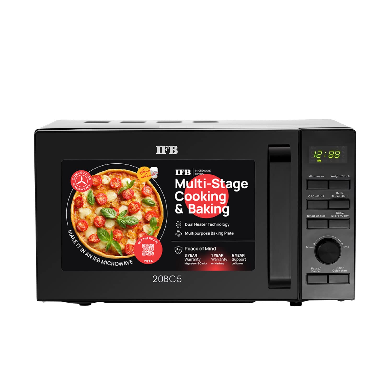 IFB 20 L Convection Microwave Oven (20BC5, Black) Amazon.in Home