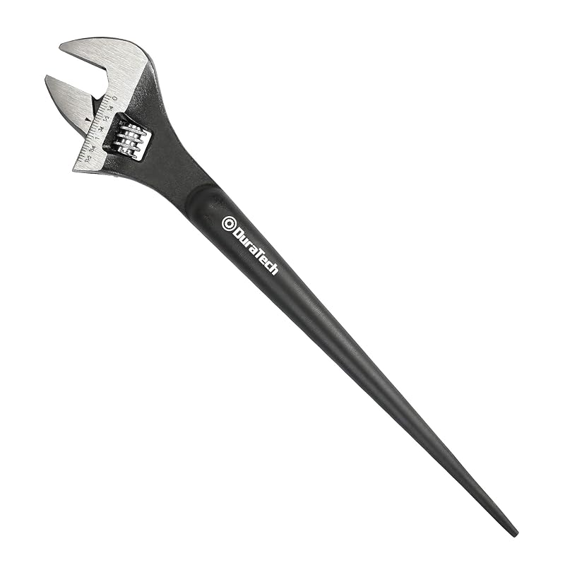 Chave Ajustável de Construção Tipo Espiga DURATECH em Aço Cromo-Vanádio, 40,6 cm