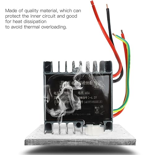 Miniatura 5 de Motor cepillado caja de controlador con agarre del acelerador para triciclo eléctrico (48-60V 1500W)