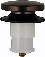 Vista 4 de Tapón de drenaje para bañera (3/8 pulgadas, cromado)