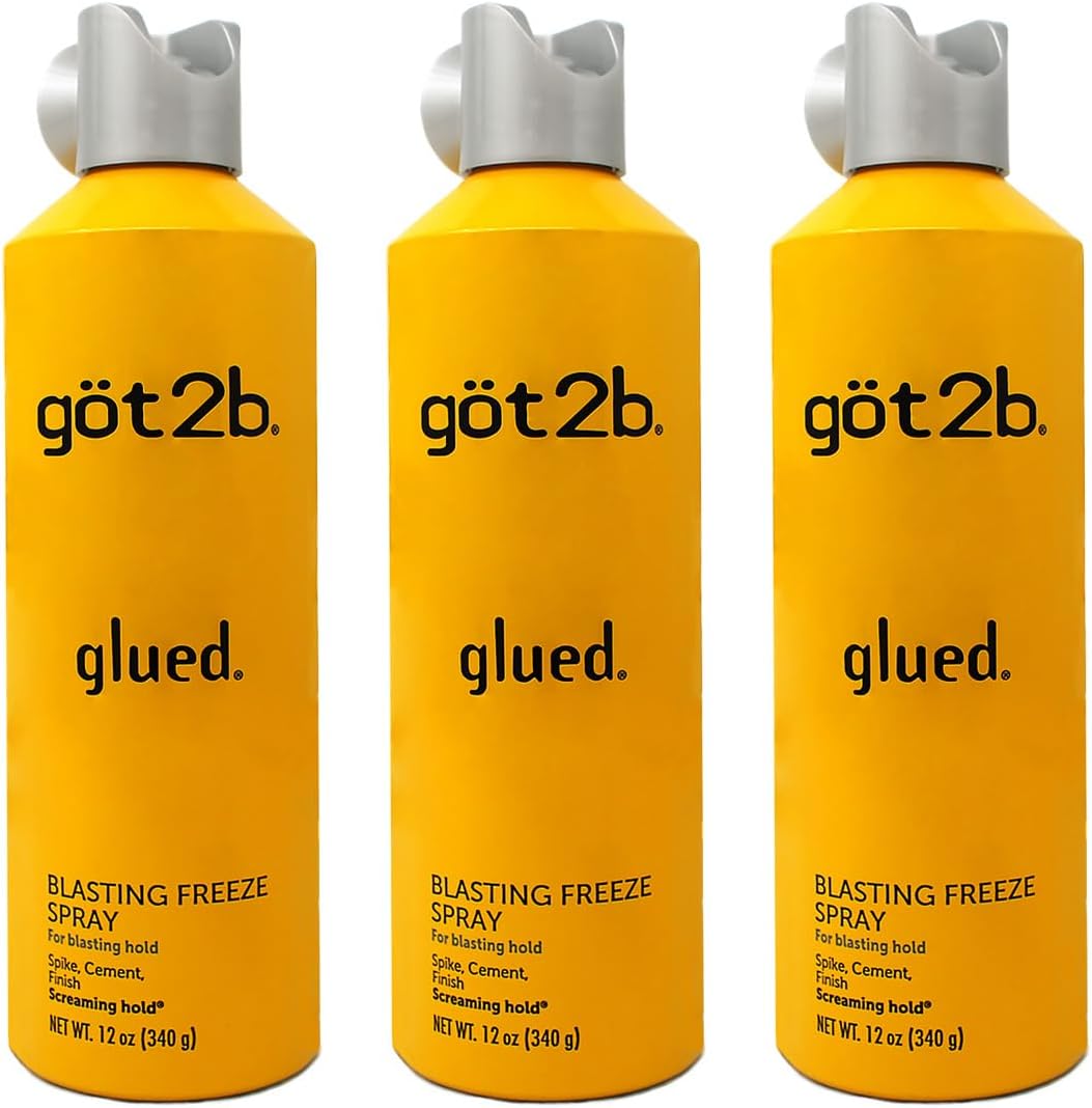 Got2b Glued Blasting Freeze Spray 12 Oz Pack 3