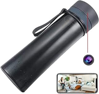 AADECOR Wifi Spy Cameras,4K Full HD Cup Hidden Sexy Photo Camera Systems Handgrip Disguised Water Bottle Spy Camera, for Business And Conference