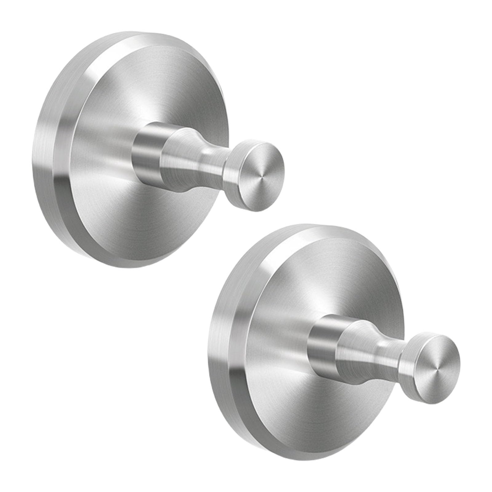 Yrohgkpn Silver Multipurpose Suction Hook With Strong Load Capacity Designs For Secure Hanging On Smooth Surfaces Use Removable Hook