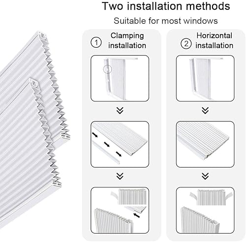 Miniatura 5 de Paneles laterales de aire acondicionado para ventana con marco, kit de relleno de acordeón de CA, kit de repuesto de cortina de acordeón de CA para
