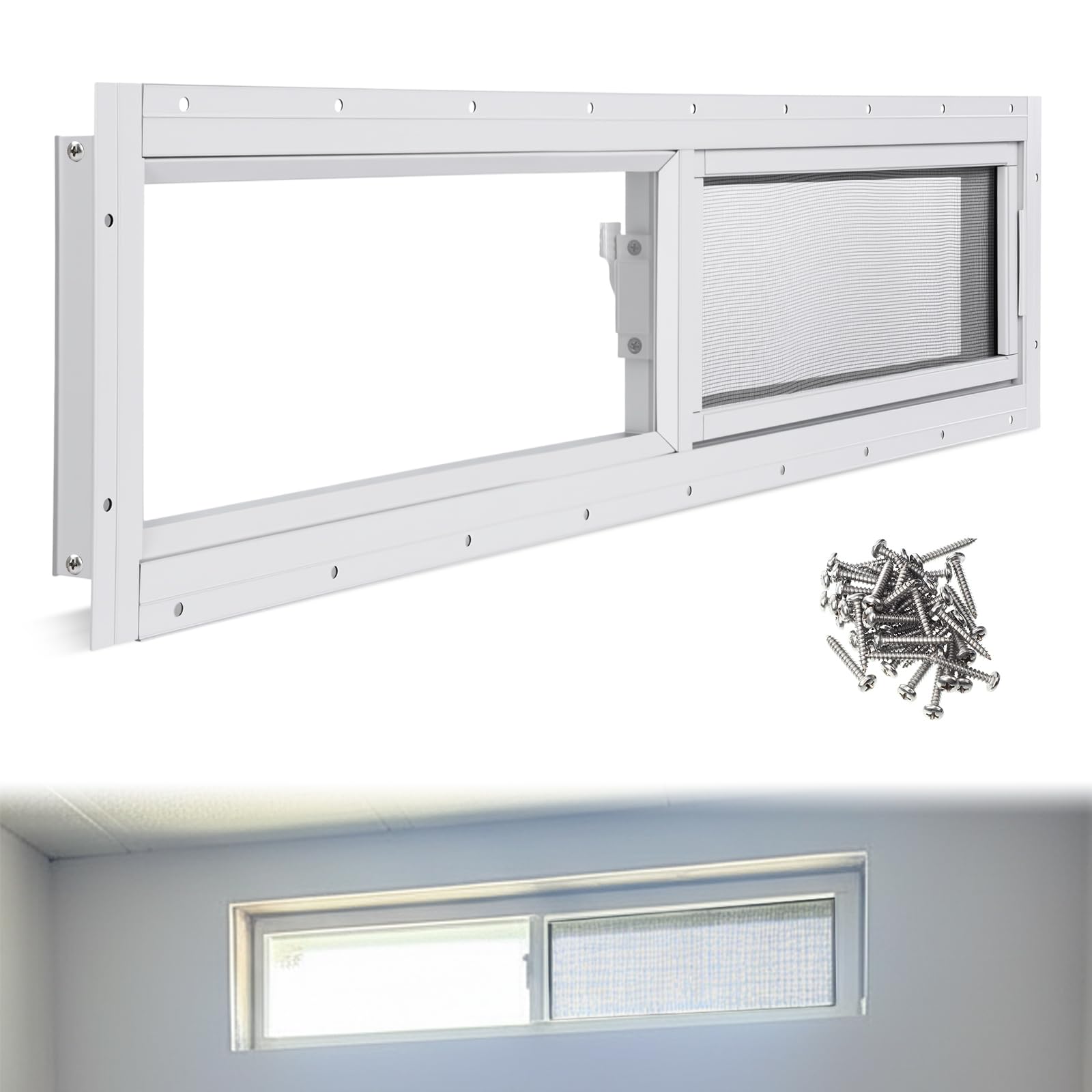 Kathfly 36x8 Recessed Window