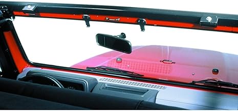5123801 No-Drill Header Windshield Channel for 1997-2006 Wrangler TJ