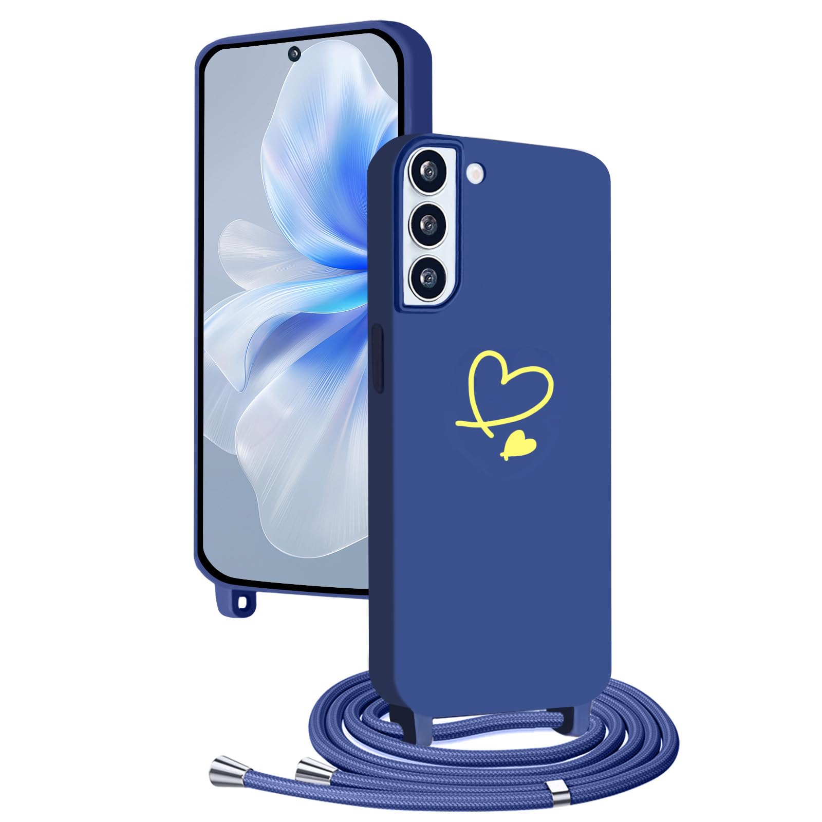 YANJIEER für Samsung Galaxy A56 Handyhülle mit Band, Mädchen