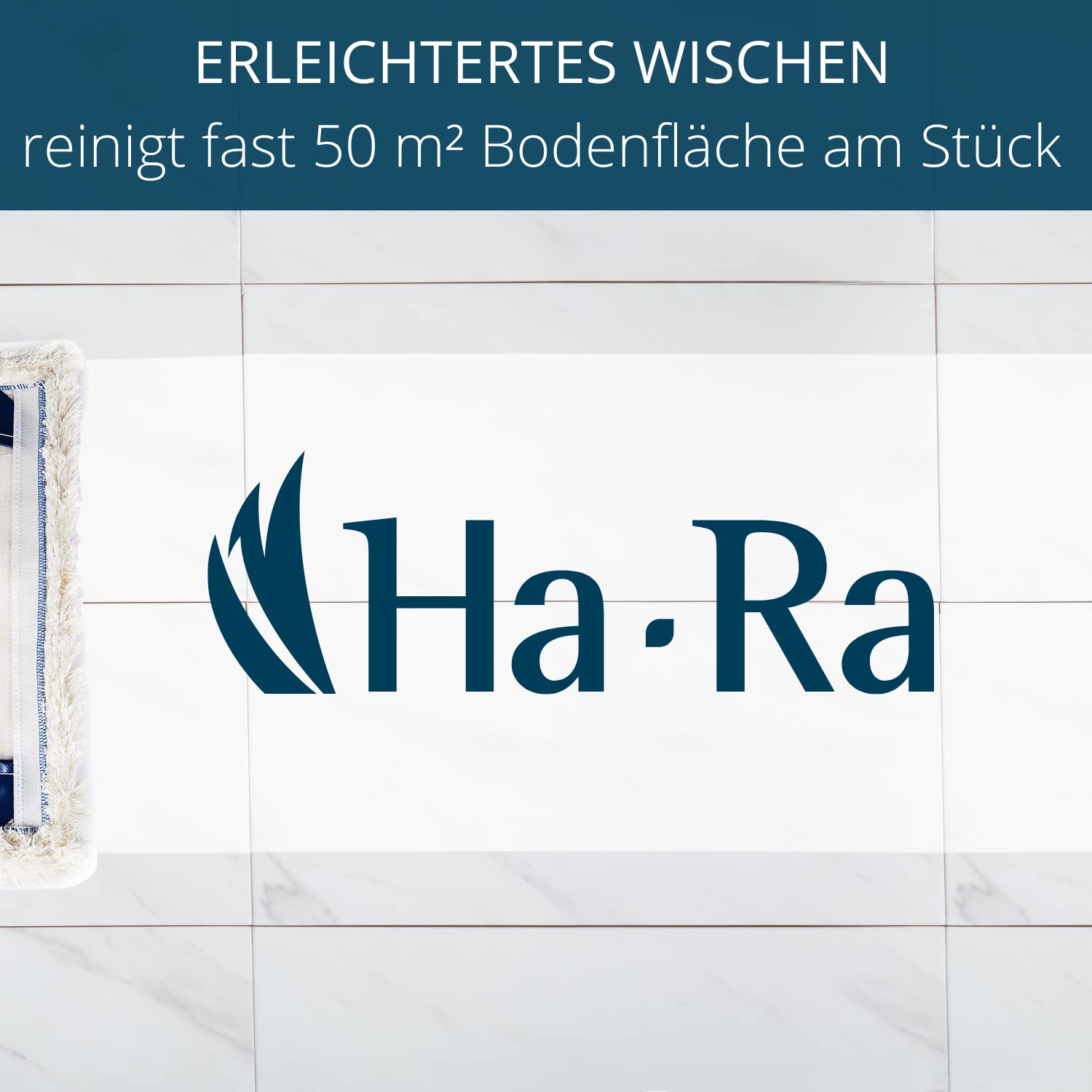 Ha-Ra Original Bodenexpress con Nassfaser Blanco Largo 42 cm,