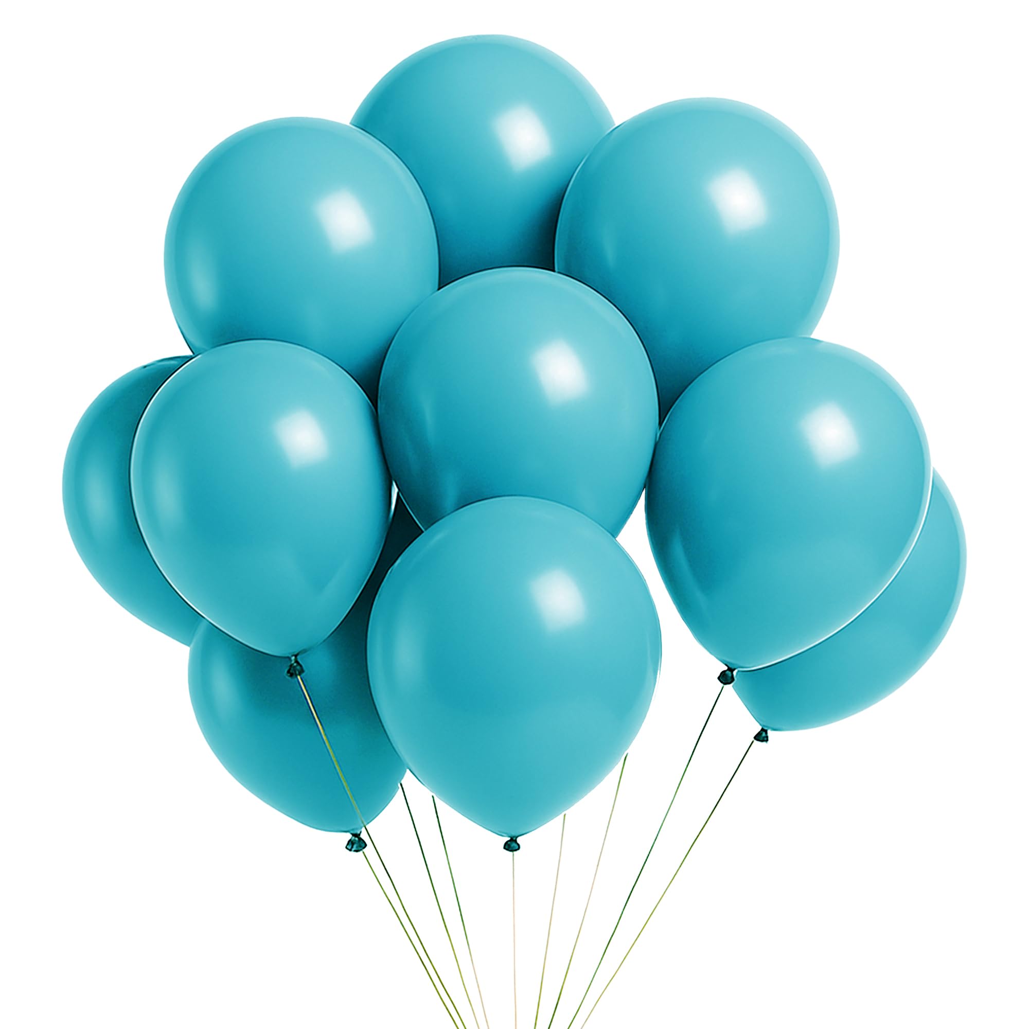 WedDecor 500pcs Fern Green Colour Latex Balloon 10" Large Helium Grade Balloons Birthday Balloons for Kids Party Anniversary, Wedding Decoration Event Supplies Accessories — image 1