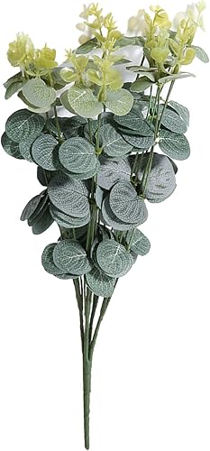 AkoMatial Plantas verdes artificiales artificiales de plantas verdes simuladas de césped sin riego para balcón verde