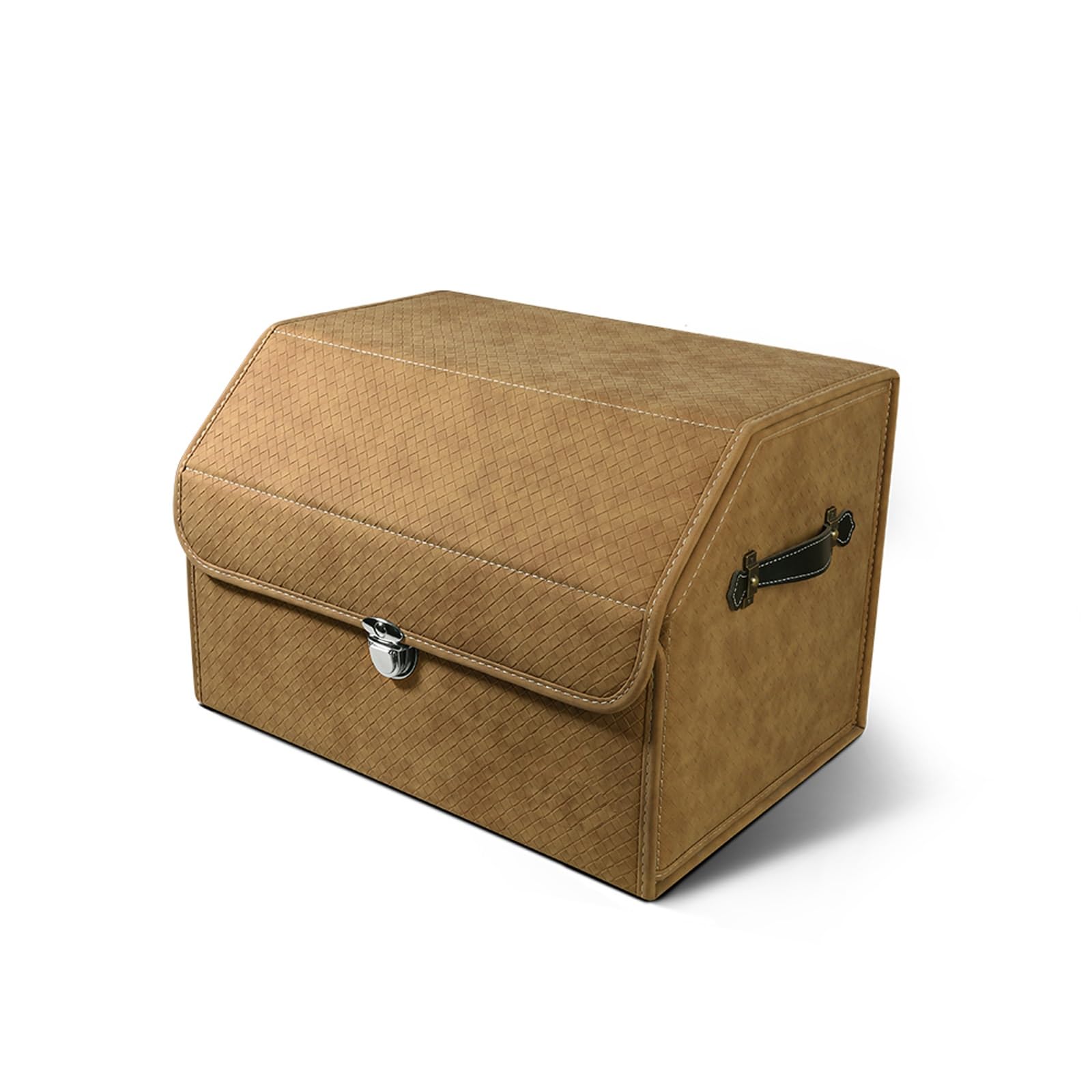 Dfrywdgsey Brown Trunk Organizer For Suv And Storage(Brown)