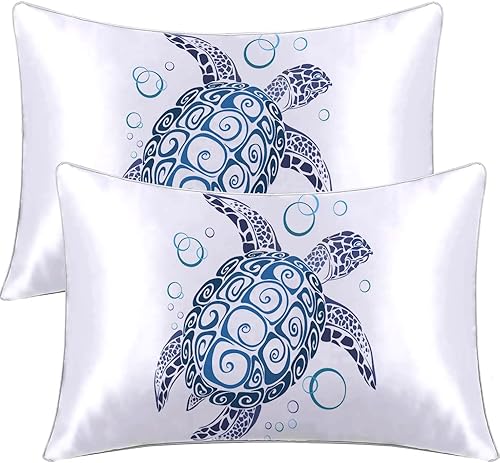 Miniatura 10 de BlessLiving - Funda de almohada de satén con diseño de dinosaurio de dibujos animados para el pelo y la piel de los niños, funda de almohada de seda