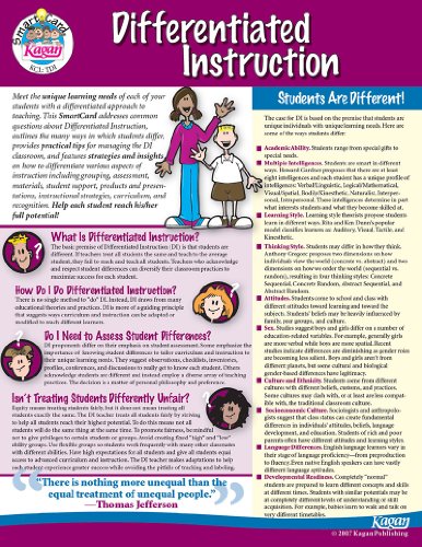 Differentiated Instruction SmartCard (English Edition) livre En ligne