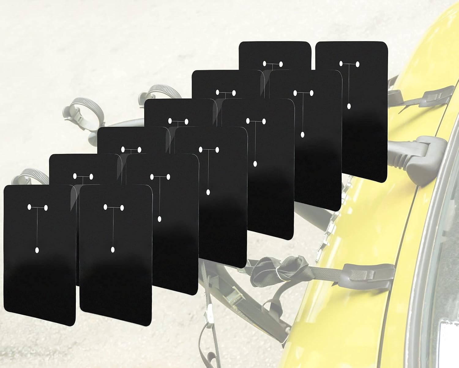 ZFZGFRCS Car Scratch Protectors for Trunk Bike Rack, Anti-Scratch Protection Pads for Bike Car Rack Accessories. (Black:12-Pack) : Sports & Outdoors