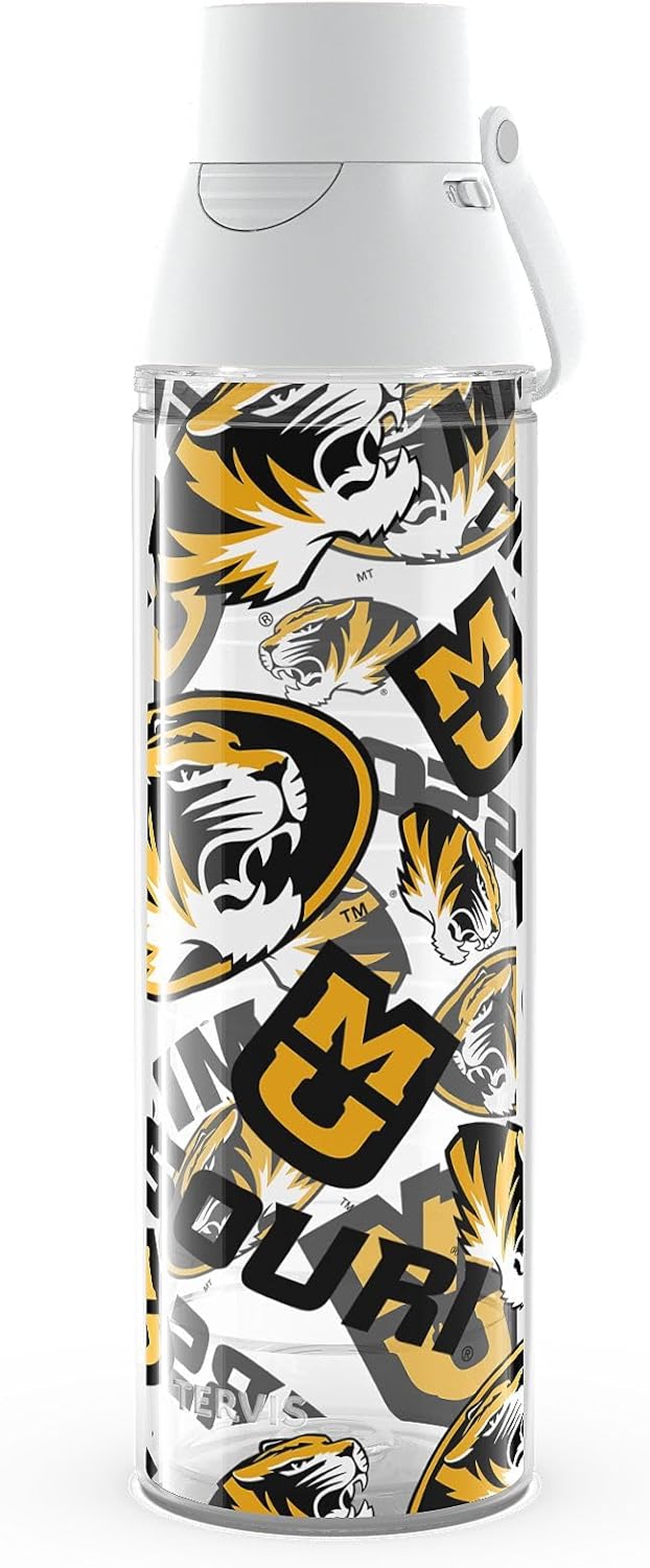 Tervis Venture Lite Missouri Tigers - All Over Made in USA Double Walled Insulated Tumbler Travel Cup Keeps Drinks Cold & Hot, 24oz Water Bottle, Classic