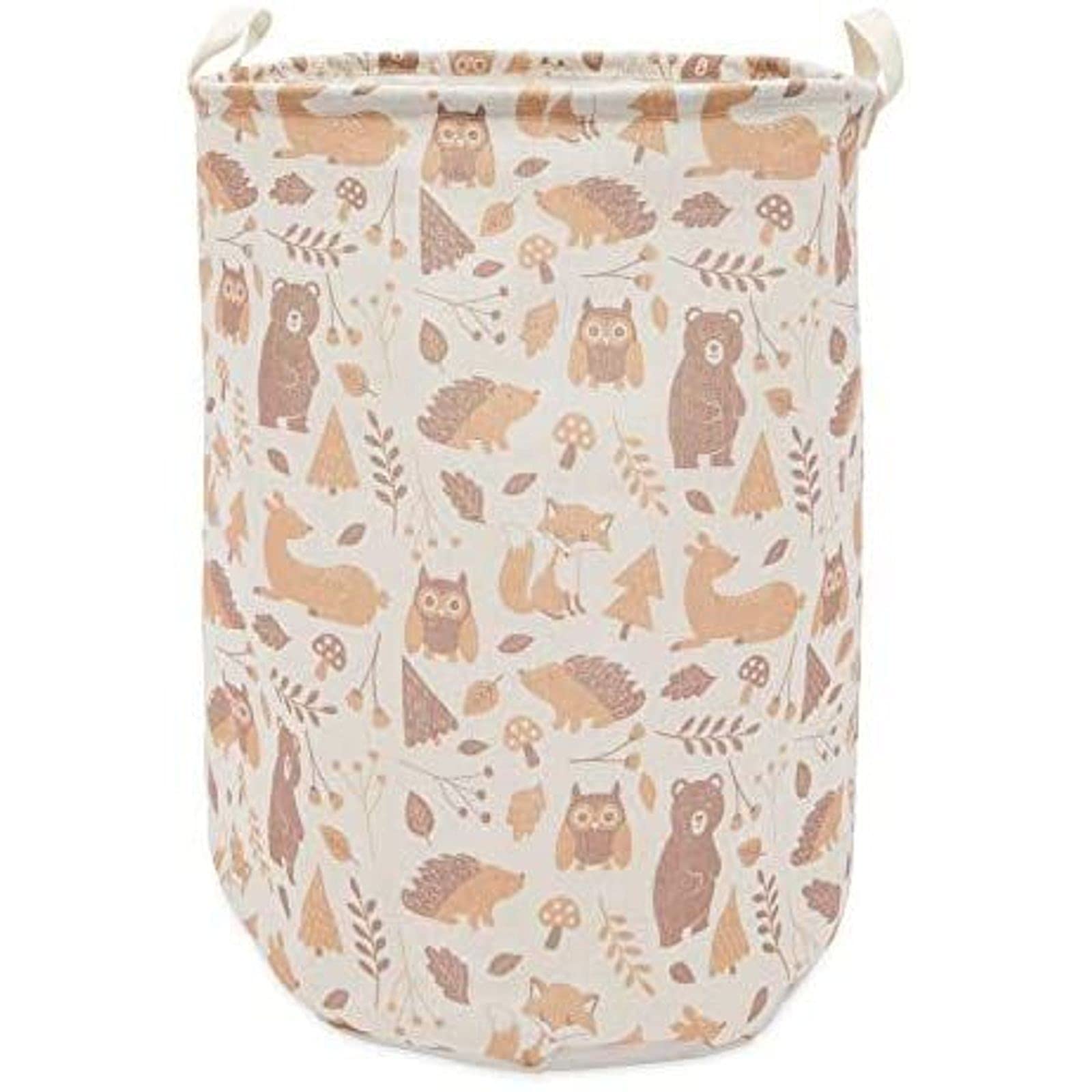 Panier pliable avec poignées pour ranger la chambre enfant Okuna Outpost style Woodland