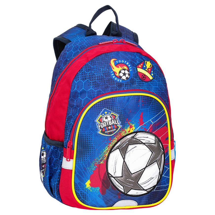 Colorino F049652, Mochila escolar CP TOBY FOOTBALL, Multicolor