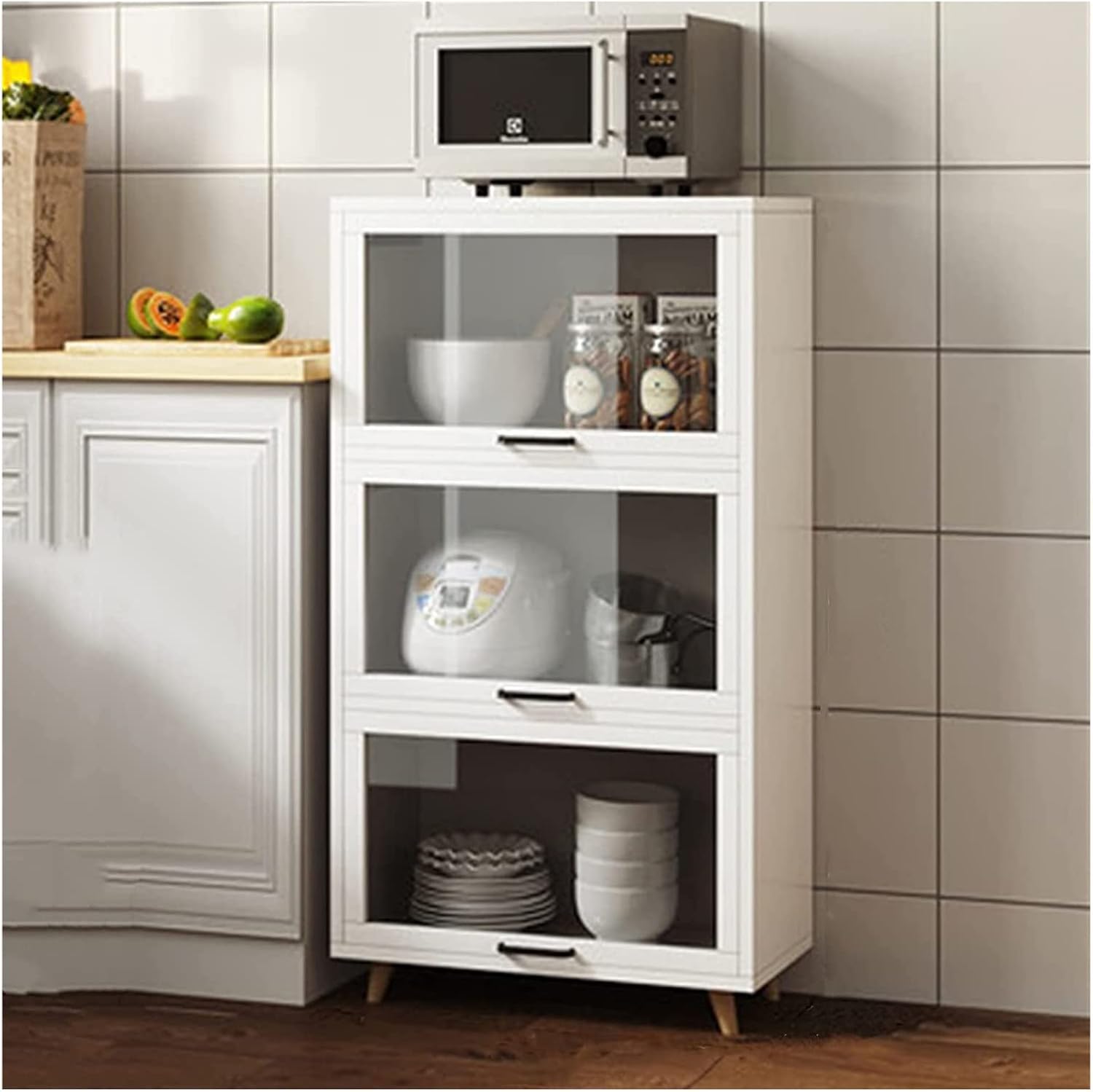 Kitchen Storage Minimalist Home Cupboard Living