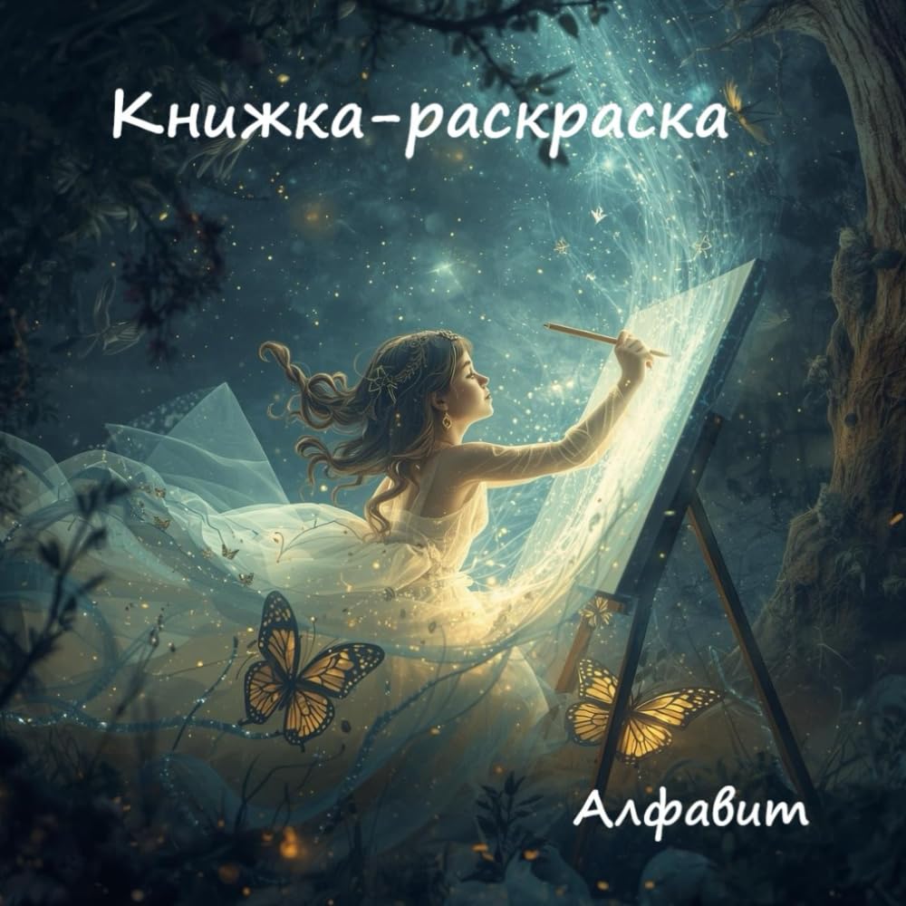 Книжка - раскраска. Алфавит