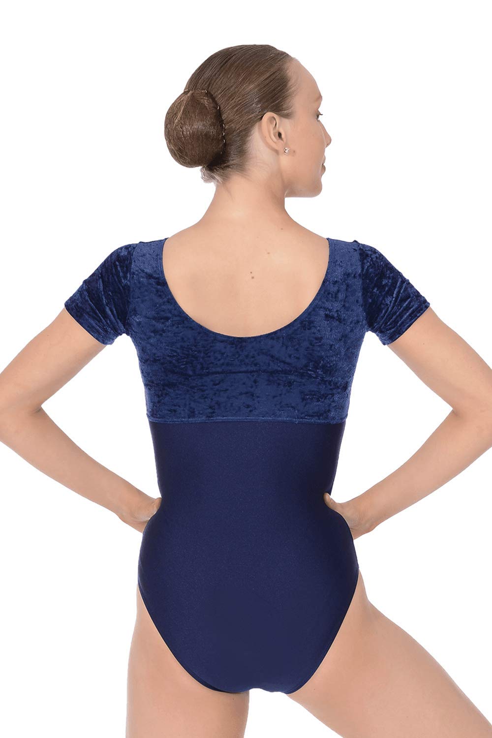 Roch Valley Teresa kurzärmeliges Ballett Trikot aus Samt und Lycra
