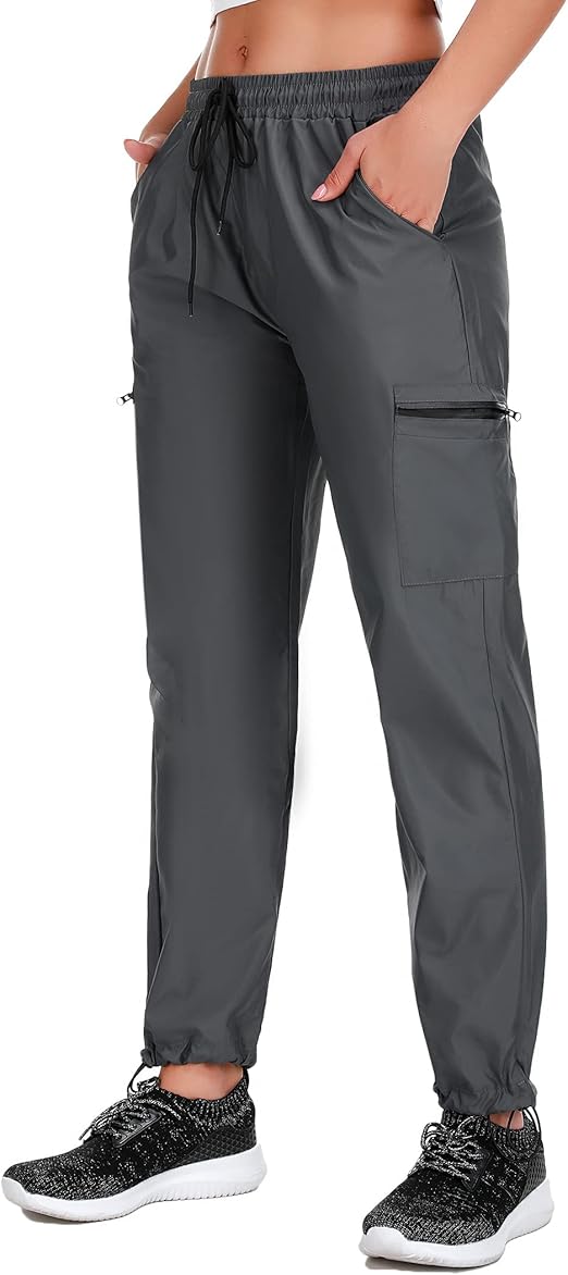Wayleb Ladies Waterproof Trousers Womens Waterproof Overtrousers Rain Trousers for Women