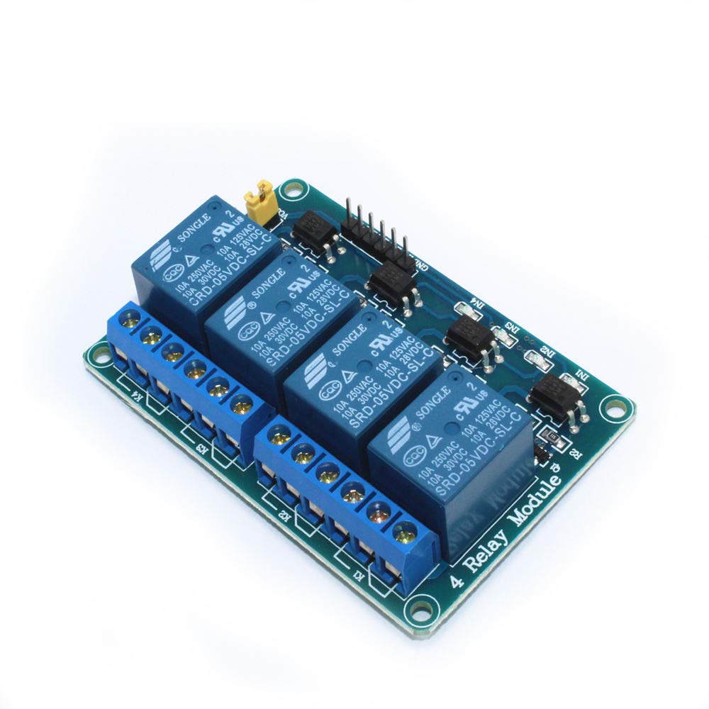 1pcs 4 Channel Relay Module 4-Channel Relay Control Board with ...