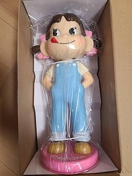 Amazon | 不二家 卓上 首振り ペコちゃん人形 スカイブルー 懸賞