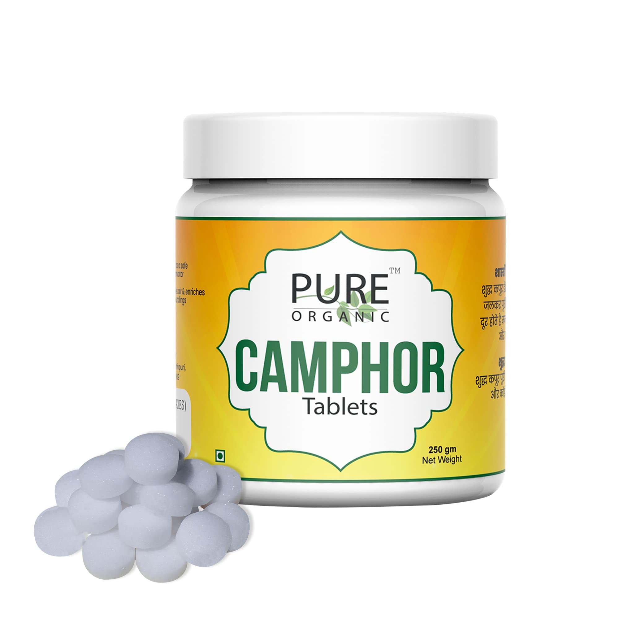 SKYMORN- Pure Organic Premium Camphor Tablets | Camphor Pooja Tablets (400 Gram Pack)