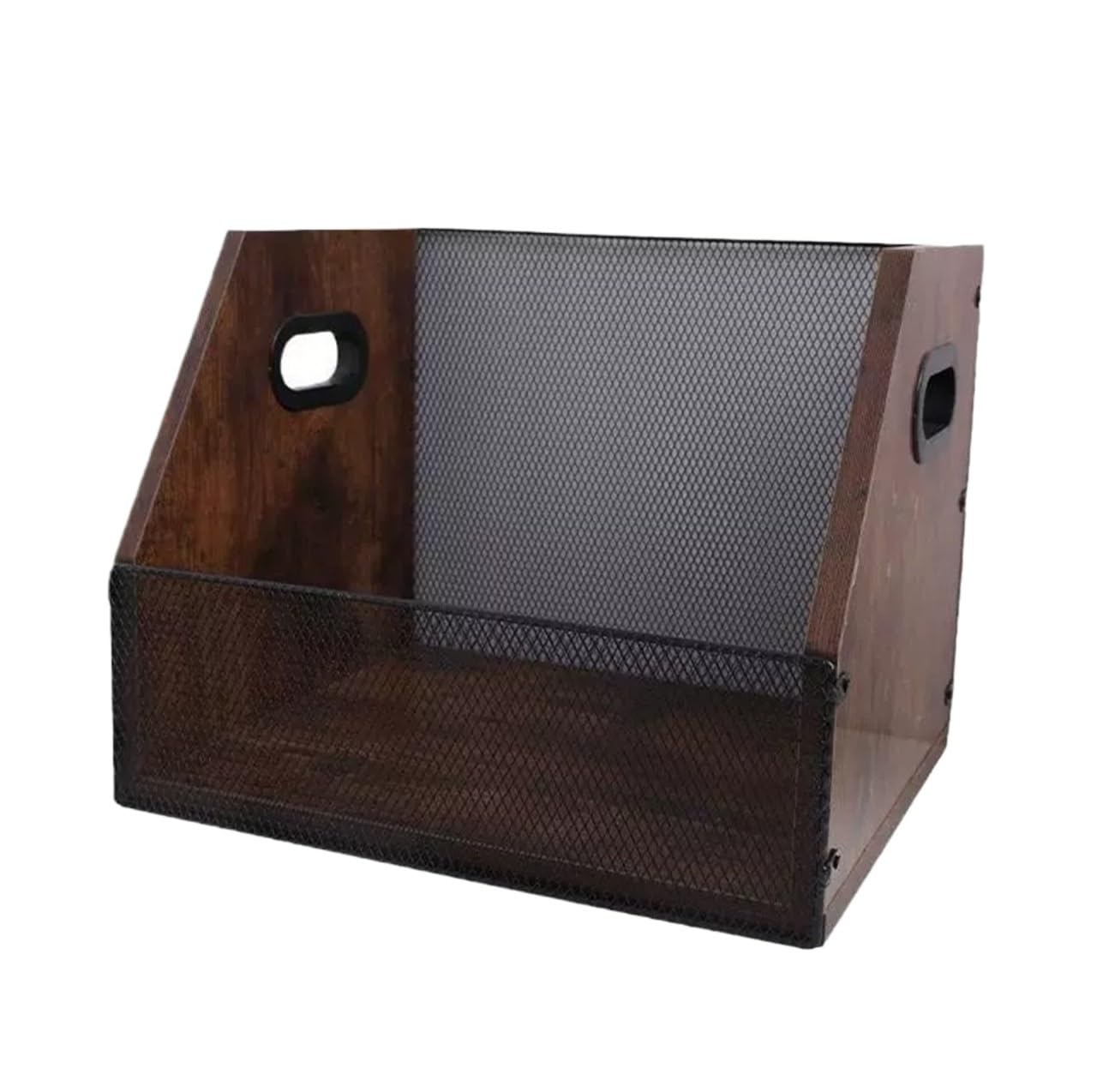 VHdryEDT Sturdy Vinyl Record Storage Vintage Country Vinyl Record Storage Holder Desk For Display Stackable Albums Magazine Stand