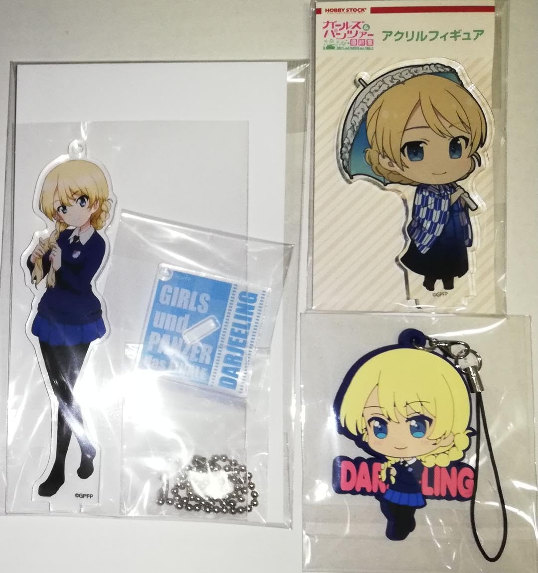ガールズ&パンツァー ダージリン アクリルスタンド ラバーストラップ セット Amazon.co.jp: ガールズ&パンツァー ダージリン アクリルスタンド