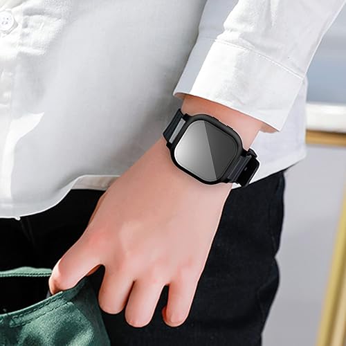 Miniatura 7 de 4 fundas compatibles con Gabb 12 Watch con protector de pantalla, protector de pantalla de vidrio templado integrado alrededor completo de la