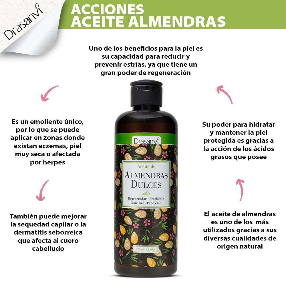 DRASANVI Aceite Almendras produkt do codziennego stosowania 250 ml