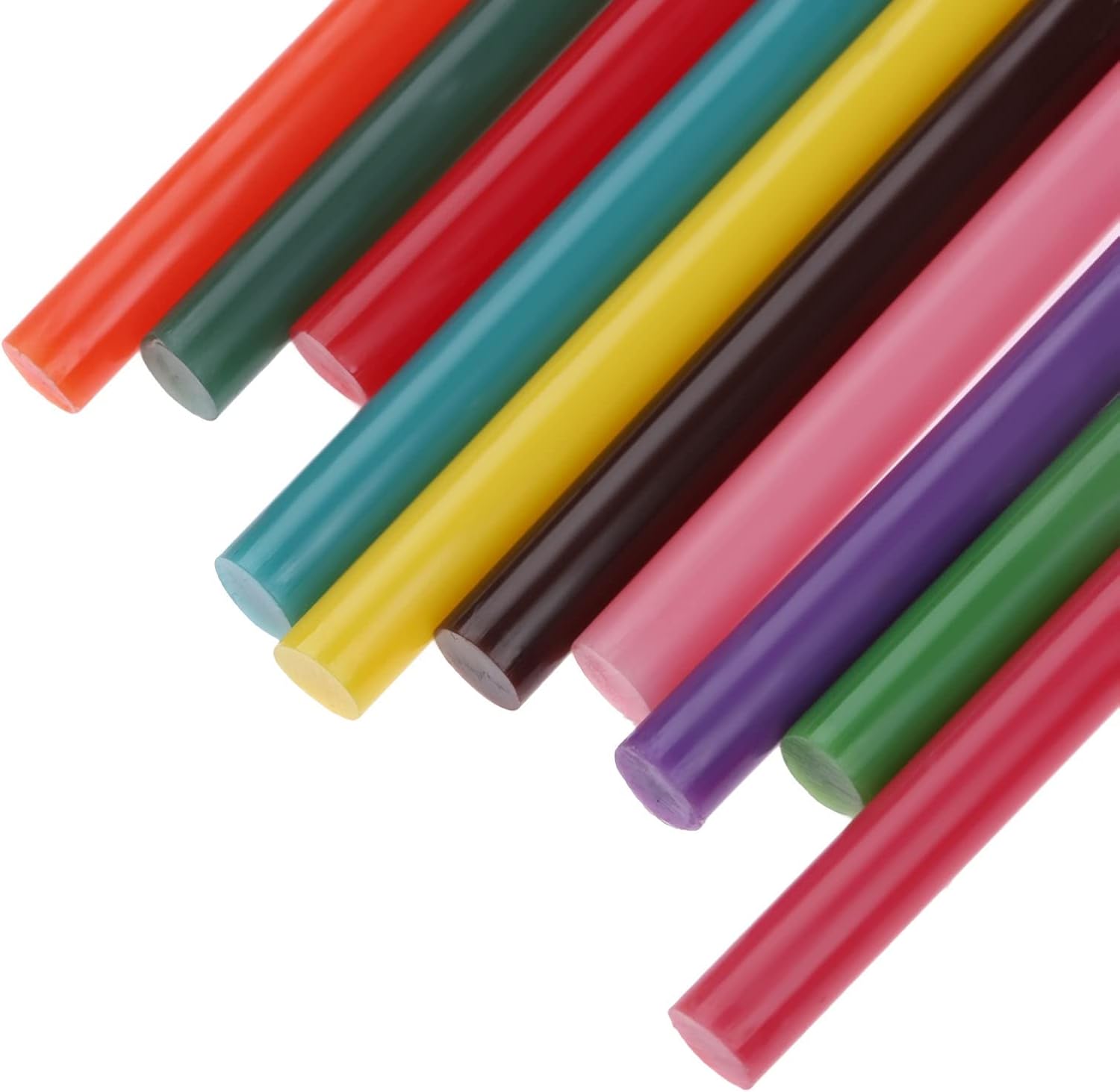 50Pcs 7x100MM DIY Hot Melt Glue Stick Adhesive Colorful For Electric Gun Car Audio Craft Repair Sealing Wax