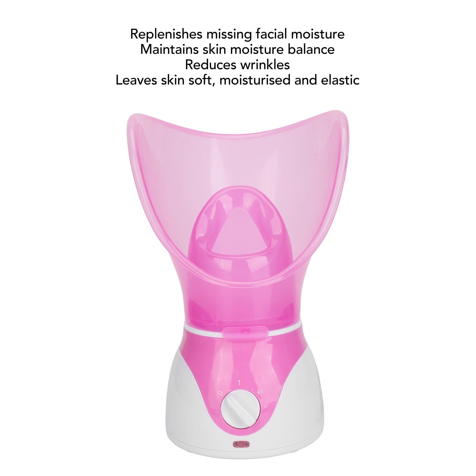 Maschera Facciale Idratante per Inalatore Sinusale Professionale per Vaporizzatore per il Viso con Diffusore per Aromaterapia, Sauna Spa Domestica, Blu (Spina europea)