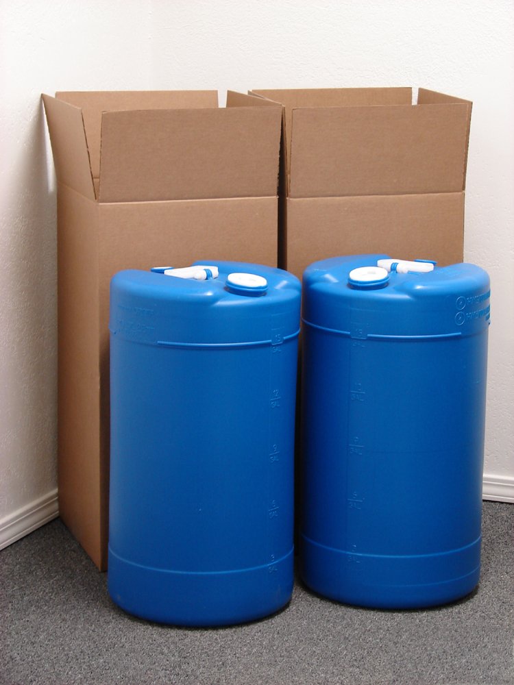GREIF 15 Gallon Emergency Water Storage Drum 2-Pack